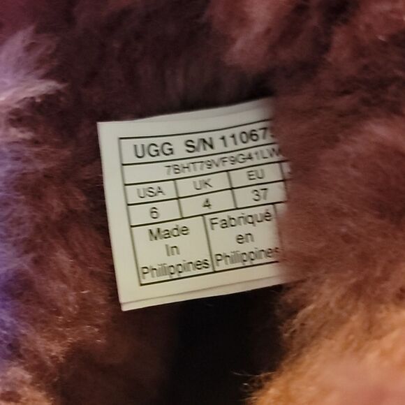 UGG Purple Classic Mini Fluff - Picture 6 of 6